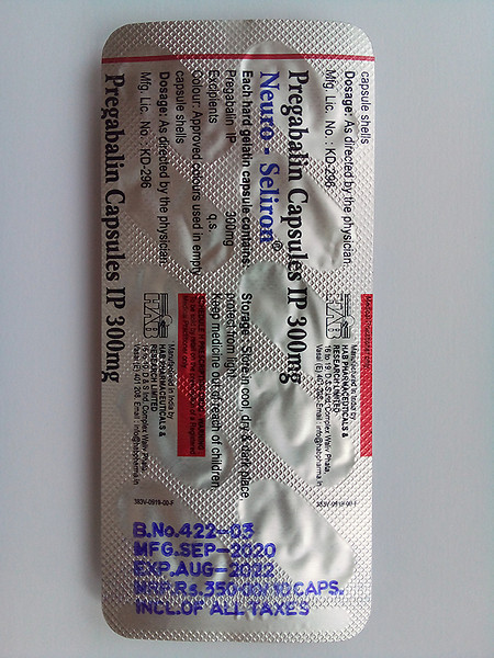 Pregabalin Capsules 300mg