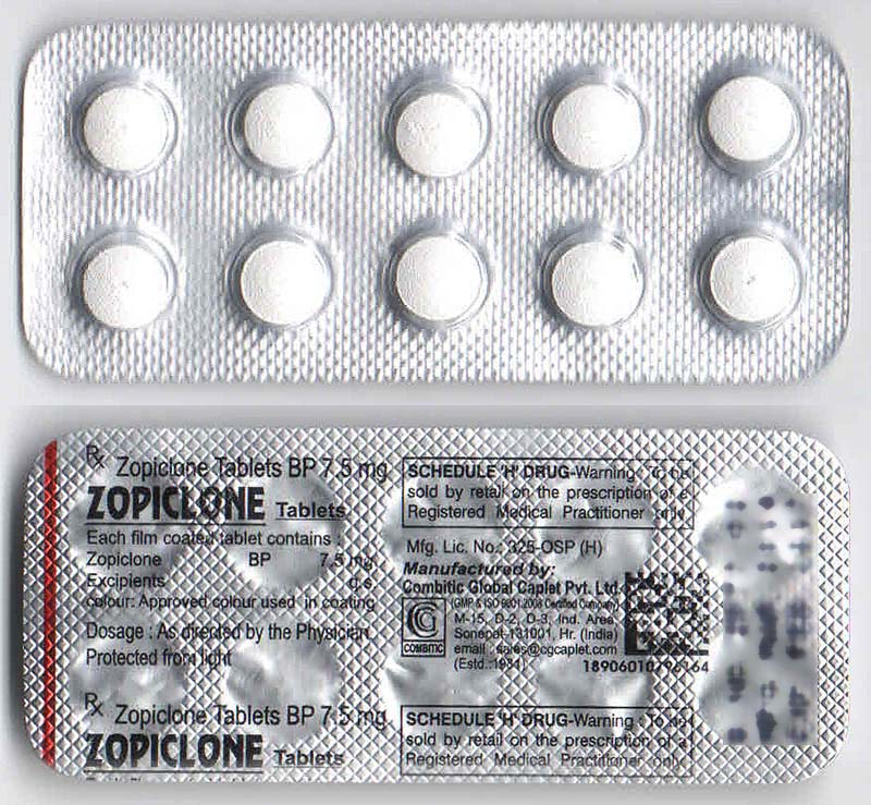 ZOPICLONE 7.5MG (Indian)**SALE**NEW OFFERS**